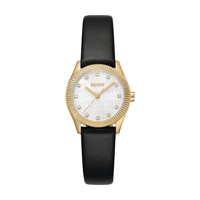 DKNY Quarzuhr Quarzuhr Logo schwarz