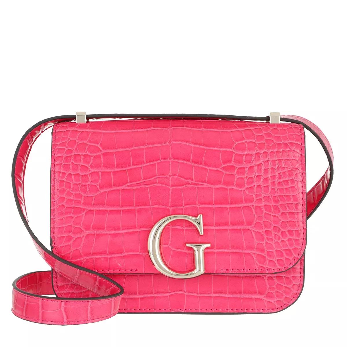 Guess Corily Convertible Flap Crossbody Bag Pink Borsetta a tracolla