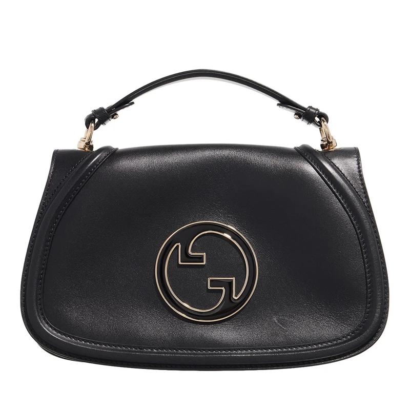 Gucci Satchel Blondie Shoulder Bag Black