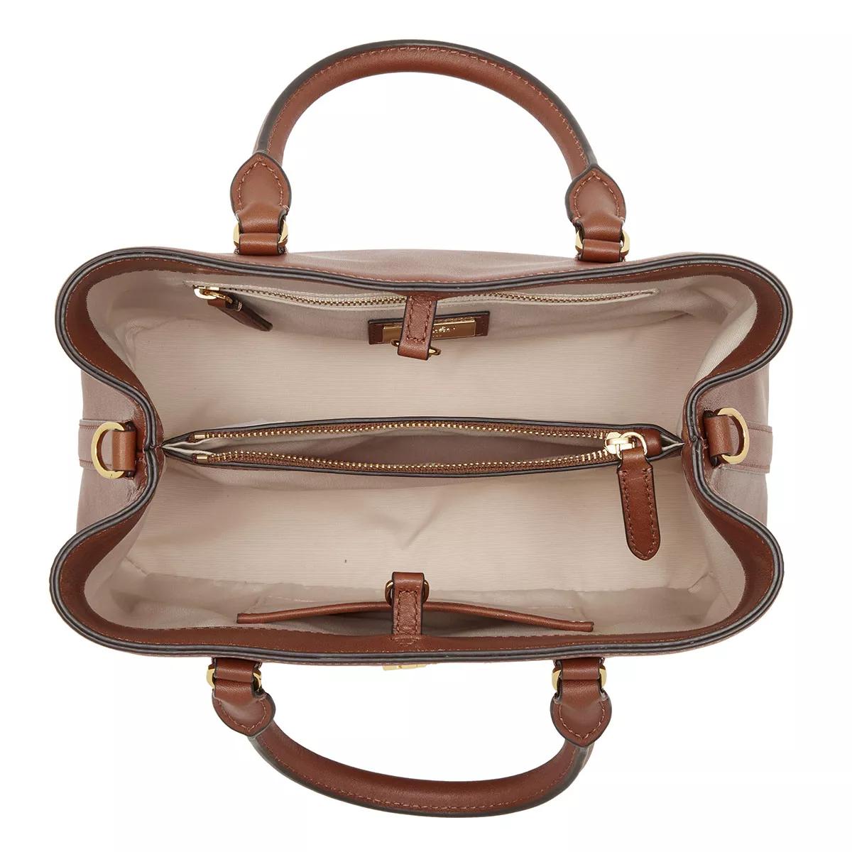 Lauren ralph lauren mini leather satchel online