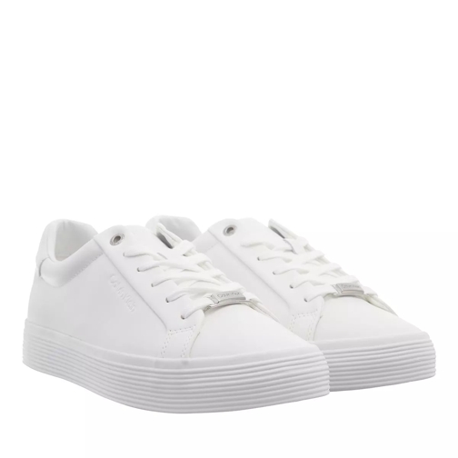 Calvin Klein Vulc Lace Up Triple White låg sneaker