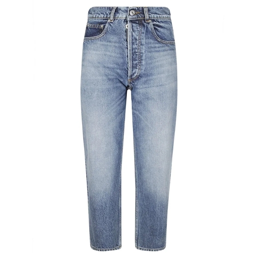 J.W.Anderson Jeans Straight Leg Cropped Jeans Blue