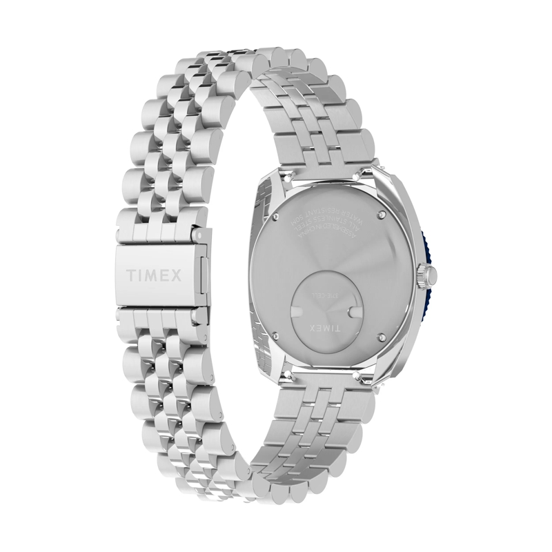 Timex Quarzuhr Quarz-Analoguhr Q Timex® 1971 Velocity silber(Image 3)