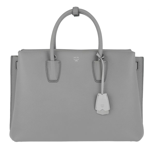 MCM Milla Tote Large Arch Grey Tote