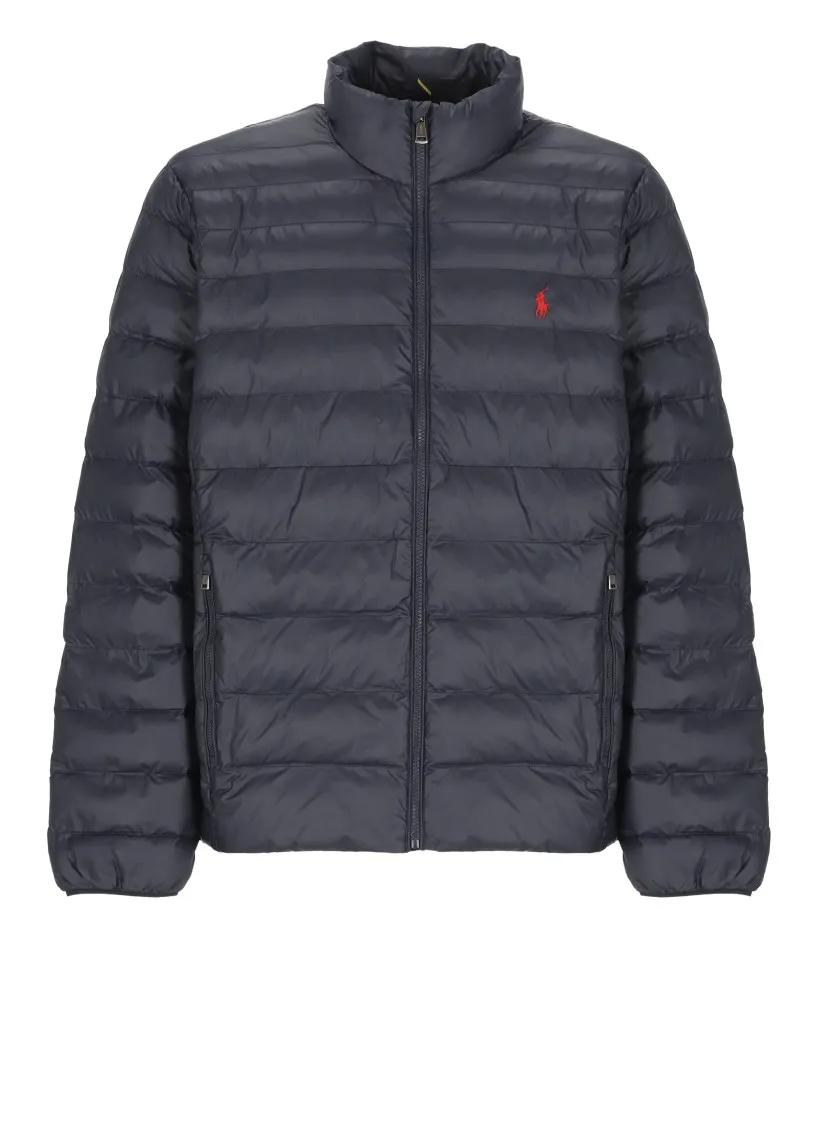 Polo Ralph Lauren - Blue Quilted Pony Jacket - Größe L - blau