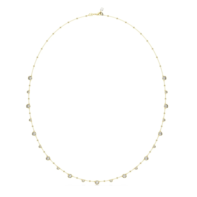 Swarovski Medium Halsketting Imber strandage, Round cut White