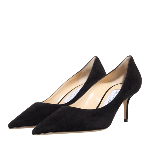 Jimmy Choo Suede Pointed Pumps Black Pump