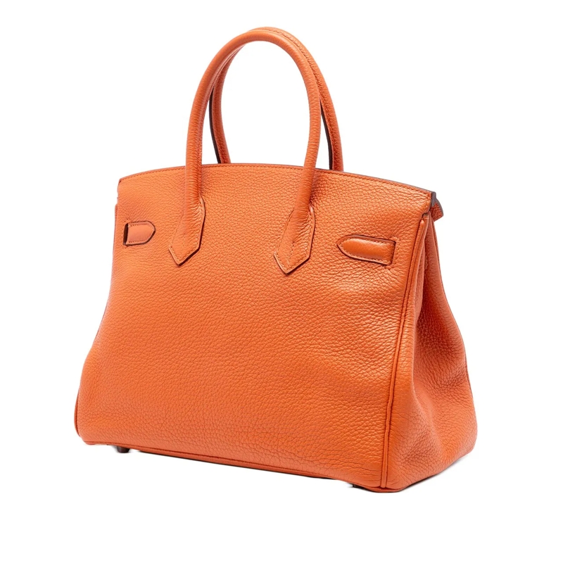 Hermès Tote Togo Birkin Retourne 30 orange