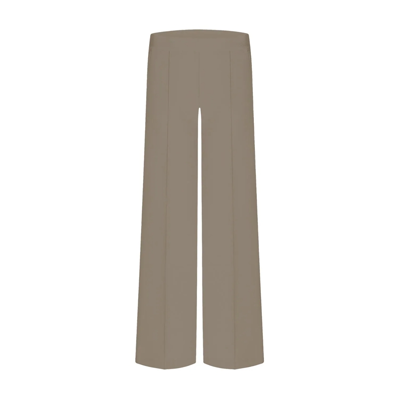 Cambio Freizeithose Weite Stoffhose Ava Braun