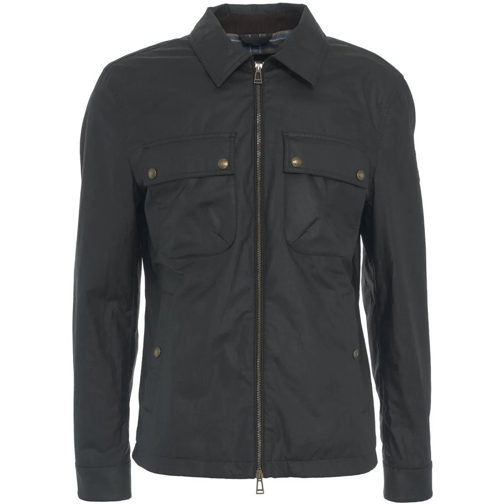 Belstaff Veste de transition Waxed overshirt jacket 'Tour' schwarz