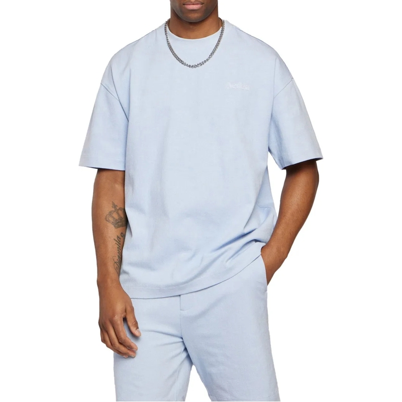 AEDEN T-Shirt Ahika Tee Corn Blue blau