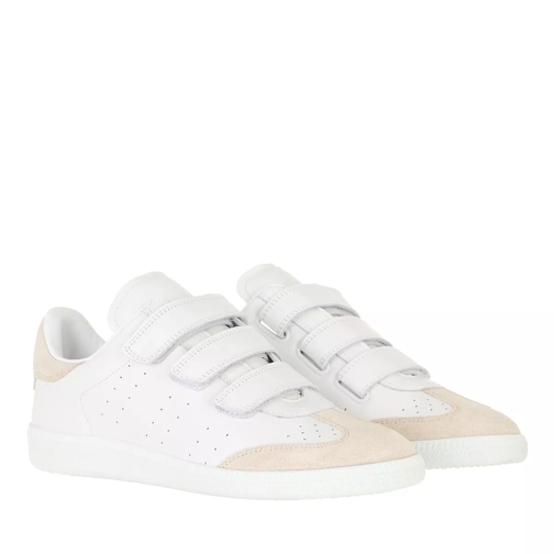 Isabel Marant Two Tone Touch Strap Sneaker White Low-Top Sneaker