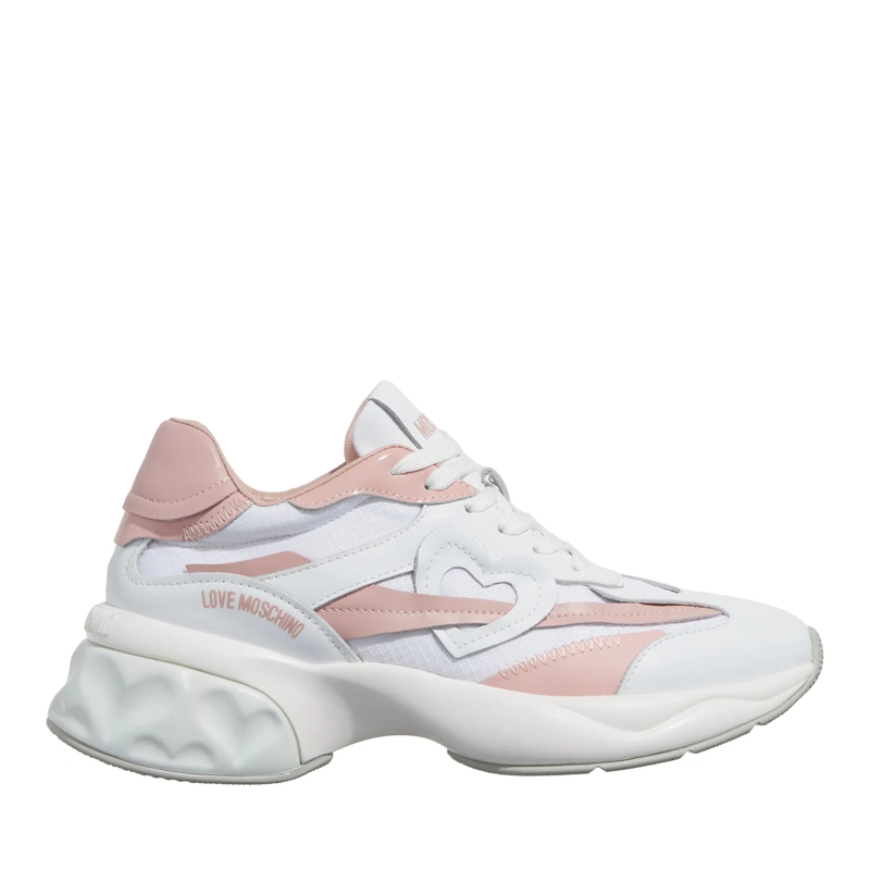 Love Moschino Sneaker basse Sneakers Donna Bianco+Cipria+Cipria(Image 4)