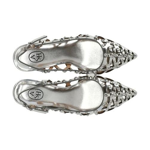 Ash Escarpin Bizarre Silver Slingback Pump Silver (Image 5)
