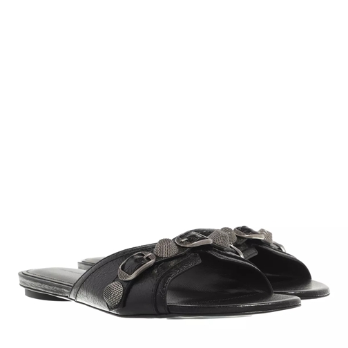Balenciaga Cagole Sandals Black Slip-in skor