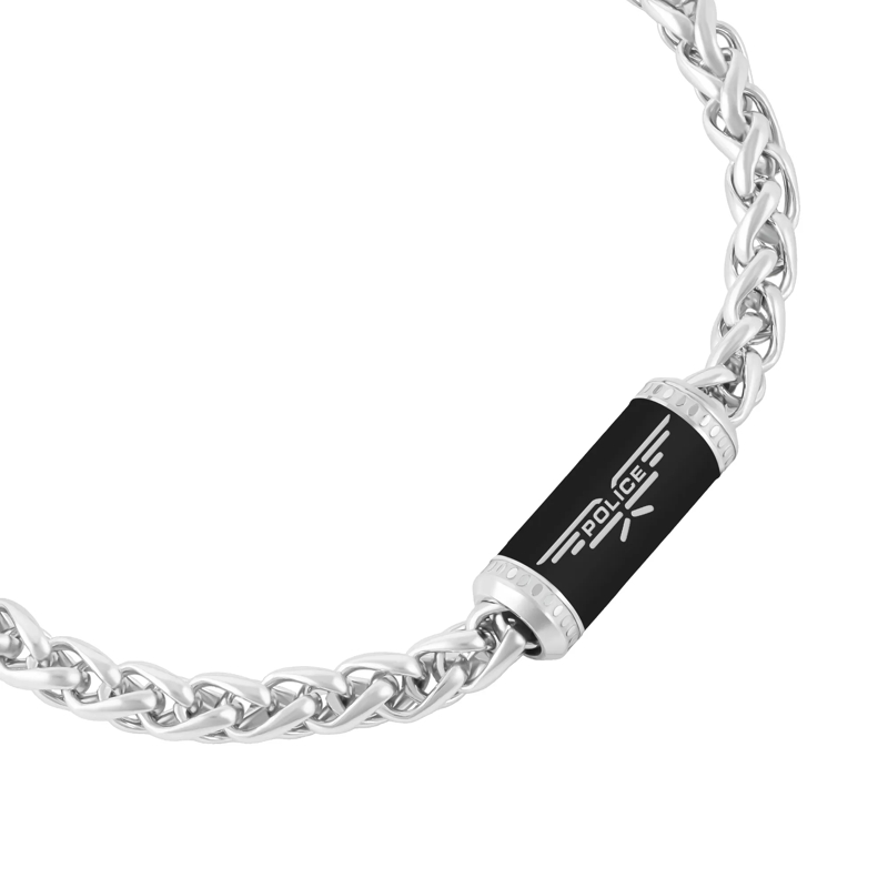 Police Armband Armband Twistbound- Herrenarmband- Farbe: silbe silber(Image 3)