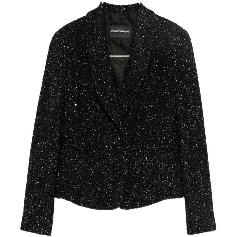 Emporio Armani Übergangsjacke Jackets Black schwarz