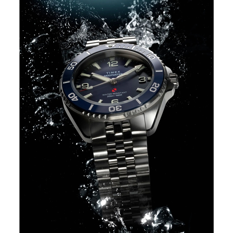 Timex Quarzuhr Quarz-Analoguhr Deepwater Arctic blau(Image 7)