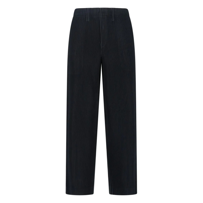 Issey Miyake Pantalon Straight-Leg Trousers With Minimalist Design And C Black