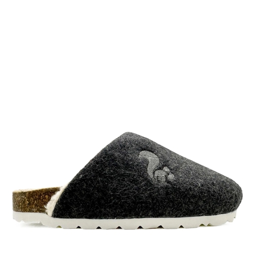 thies thies 1856 ® Kids Organic Clog dark grey (K) mehrfarbig Claquette