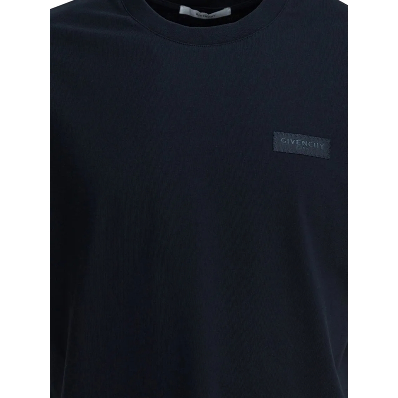 Givenchy T-Shirt Crew-Neck T-Shirt With Logo Detail Black(Image 3)