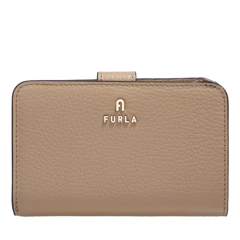 Furla Bi-Fold-Portemonnaie Furla Camelia M Compact Wallet Greige