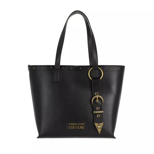 Versace Jeans Couture Shopping Bag Leather Nero Borsa da shopping
