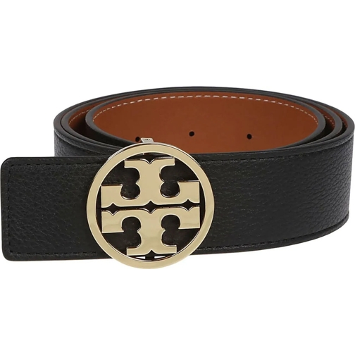 Tory Burch Leren Riem Miller Belt Black schwarz