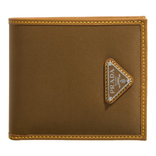 Prada Re-Nylon Portmonnaie Sughero Bi-Fold Portemonnaie