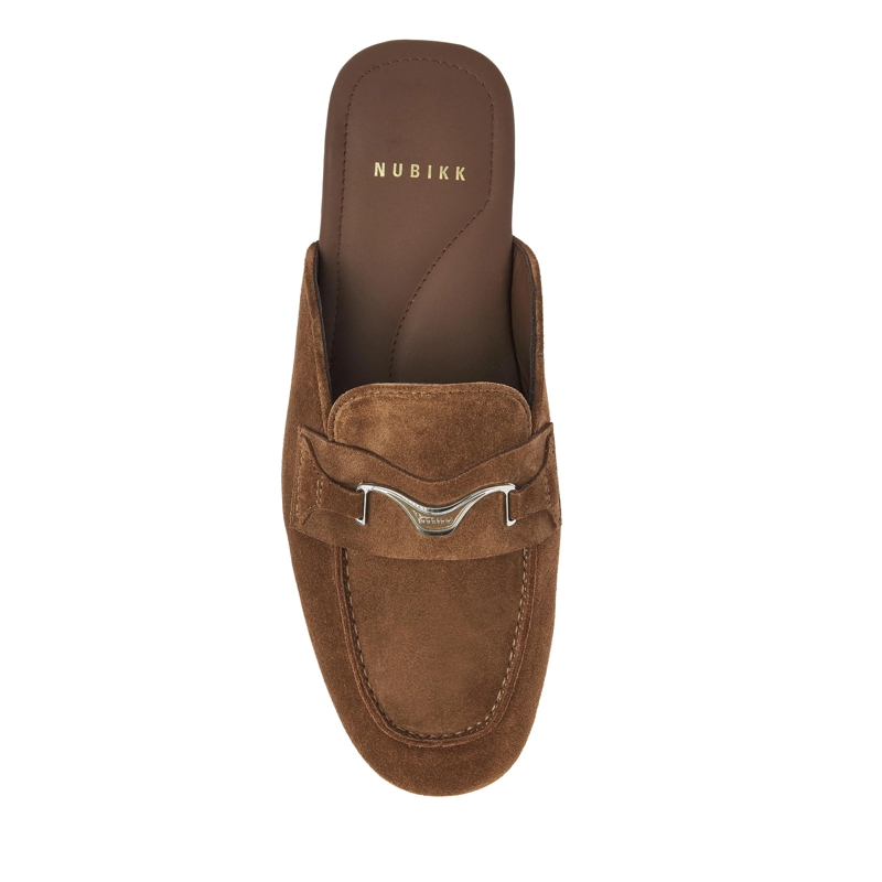 Nubikk Mules Joan Mule (L) Brown Suede(Image 7)