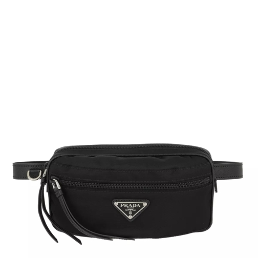 Prada Logo Belt Bag Nylon/Calf Leather Black Gürteltasche
