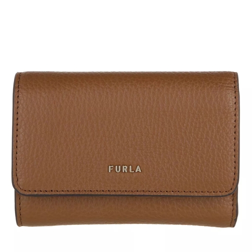 Furla Furla Babylon S Compact Wallet Trifold Cognac H Vikbar plånbok