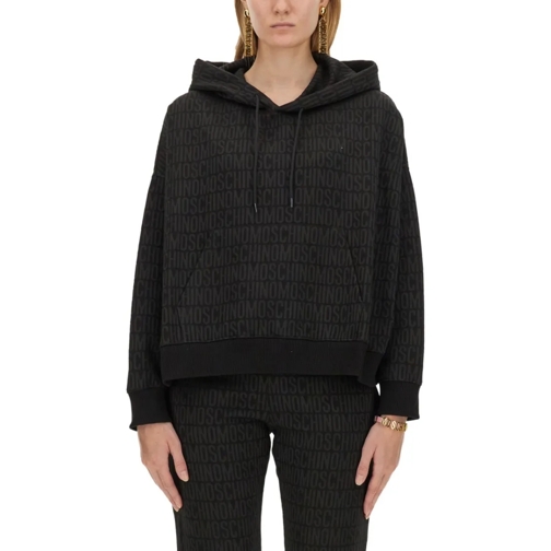 Moschino  Oversized Black Sweatshirt Black