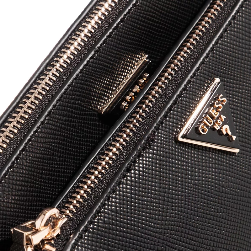 Guess Crossbody Bag Alexie Double Pouch Crossbody Black(Image 6)