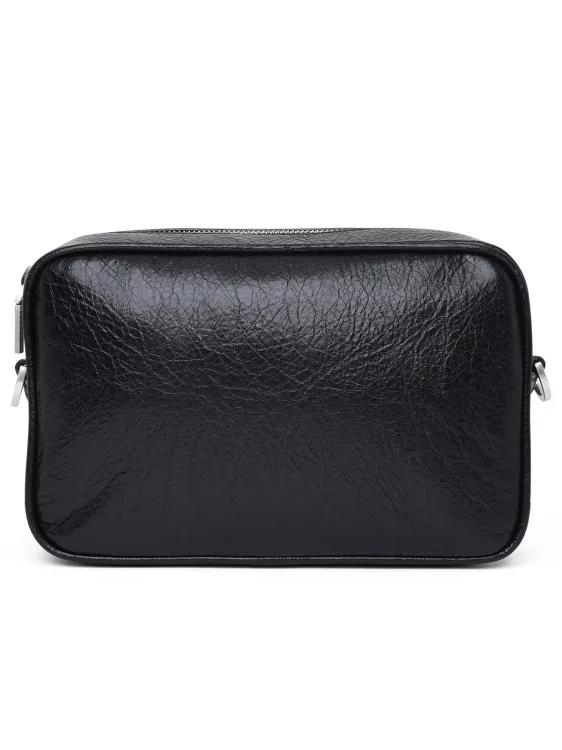 Golden Goose Shoppers Leather Star Shoulder Bag in zwart