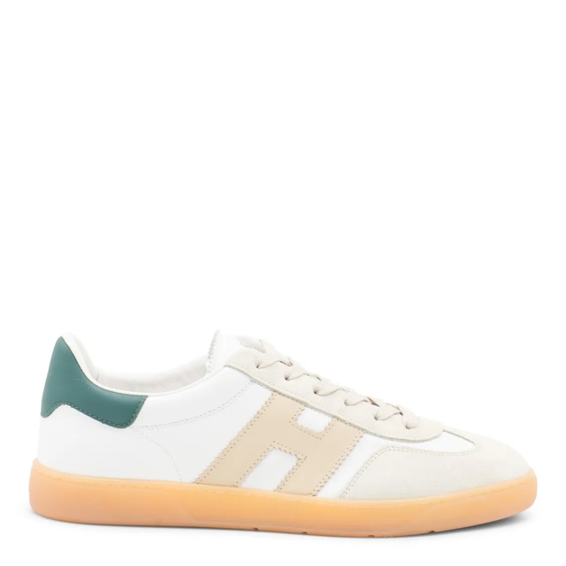 Hogan Lage-top sneaker White And Beige Leather Sneakers White