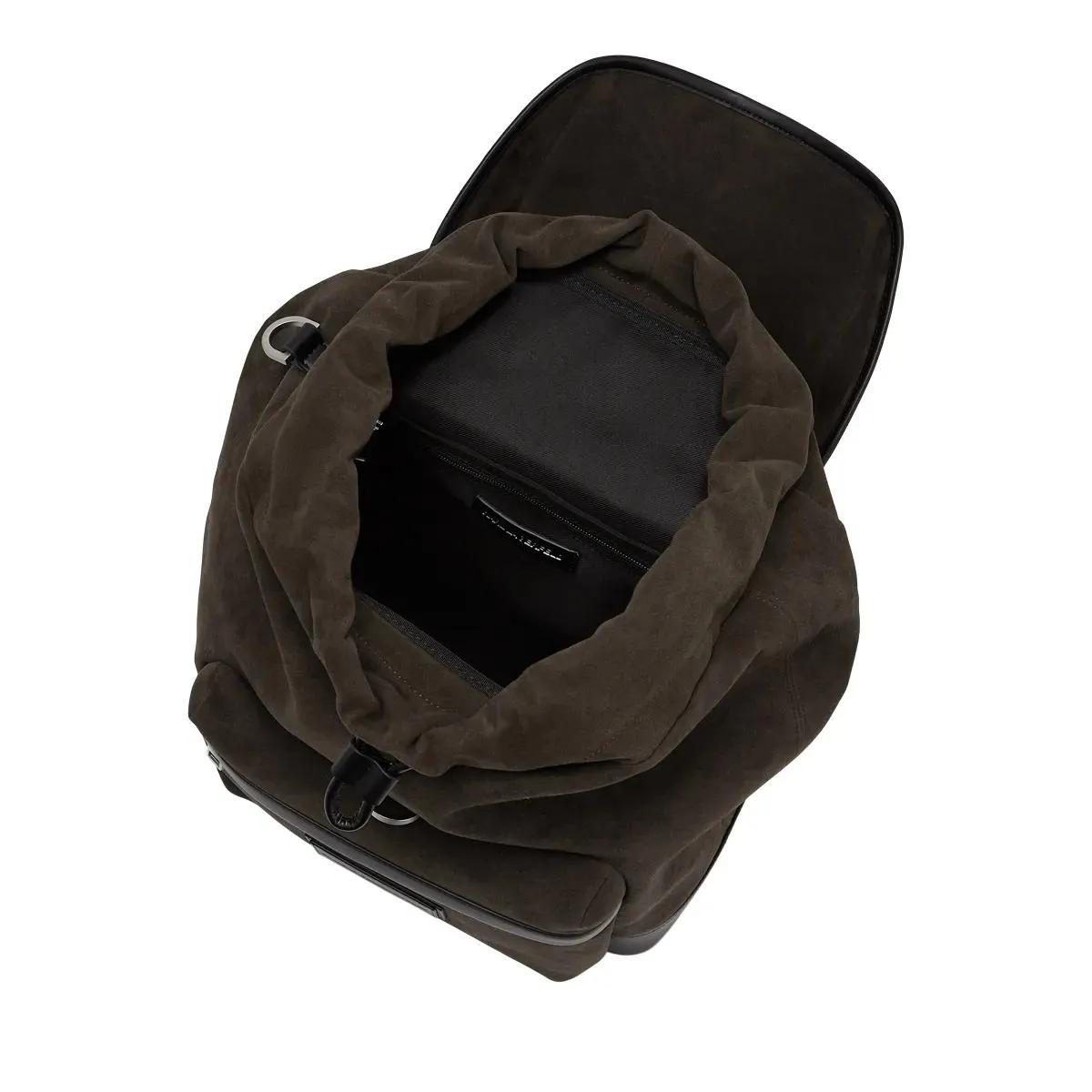 Thumbnail - Karl Lagerfeld Rucksäcke - K/Traveller Rucksack aus Wildlederimitat Rucksack - Gr. unisize - in Braun - für Damen