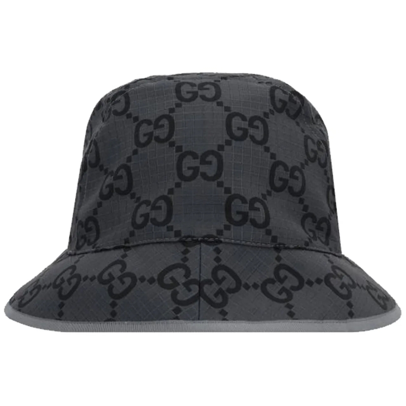 Gucci T-Shirt Gucci Logo Nylon Cloche grau