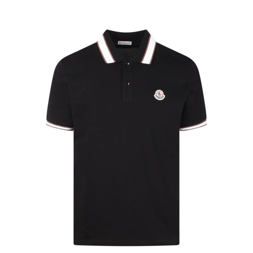 Moncler Iconic Polo Black Polo