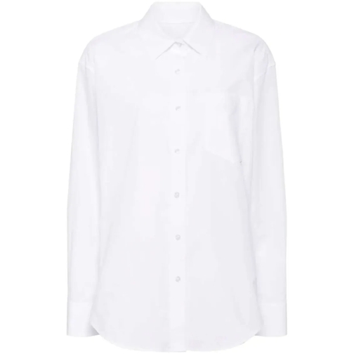 Alexander Wang Hemden Oversize Cotton Shirt White