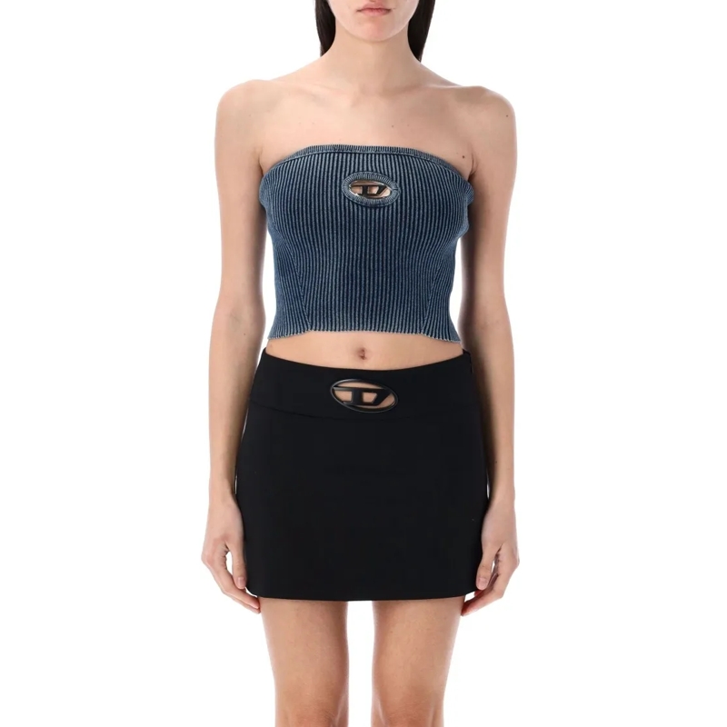 Diesel Top M-Clarksville-C Bandeau Top Blue