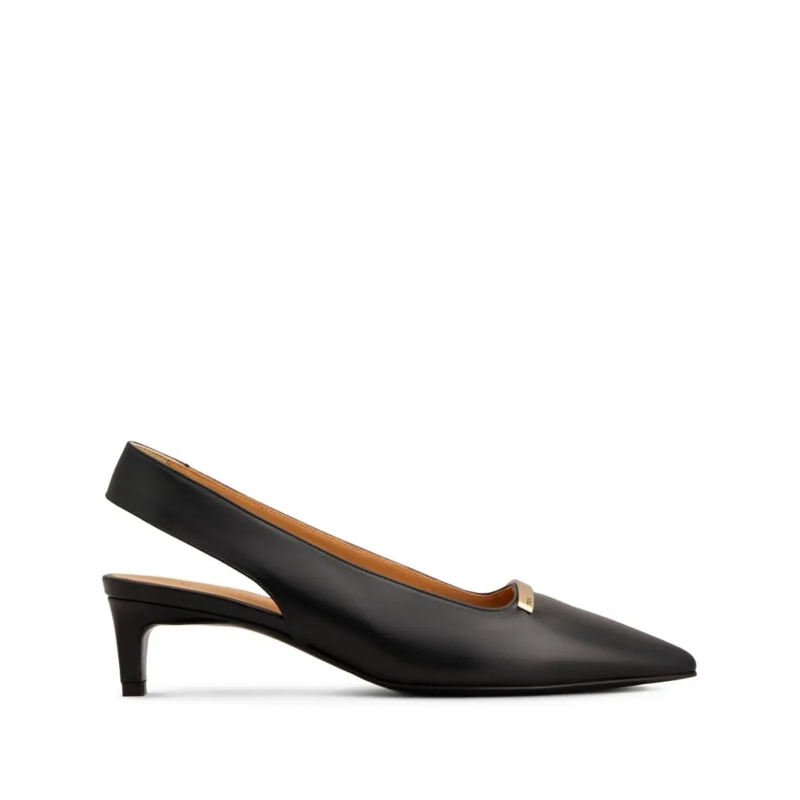 Tod's Sandalen Slingback Sandals With Pointed Toe Black