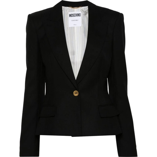 Moschino  Jackets Black schwarz