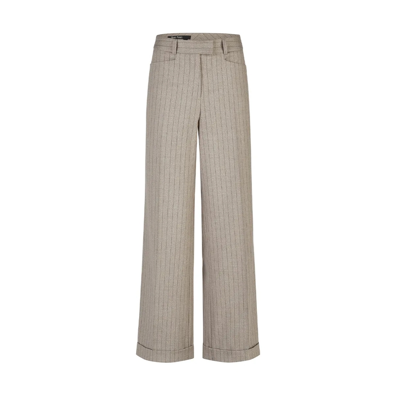 Marc Aurel Anzugshose Hose- angesetzter Bund- Eingrifftaschen- Bundf beige