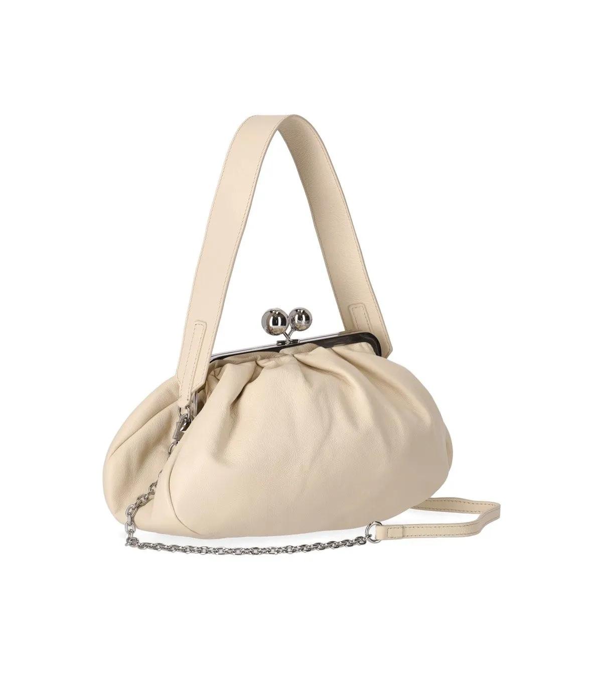 Max Mara Crossbody bags Weekend Pasticcino Cubico Medium Ivory Cl in beige