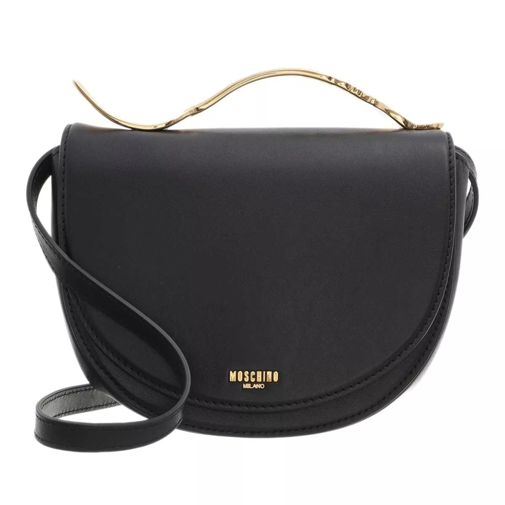 Moschino Schultertasche Black Saddle Bag