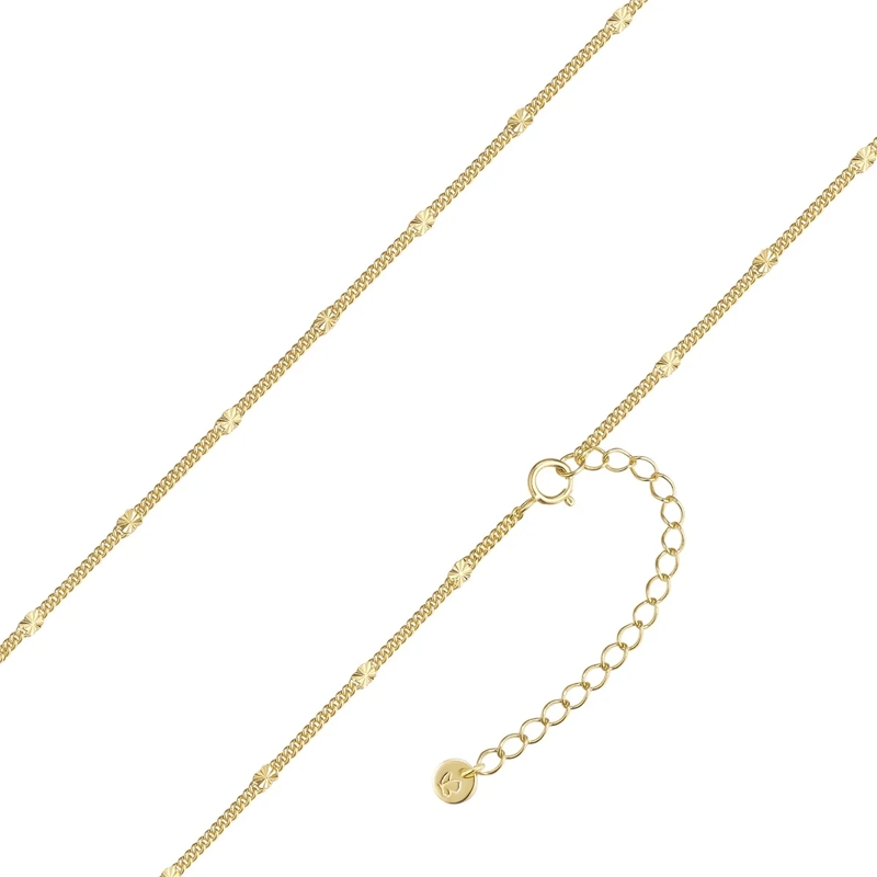 Glanzstücke München Mittellange Halskette Sterling Silber Halskette gold(Image 3)