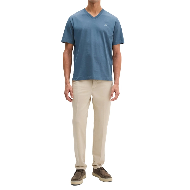Marc O´Polo Hemd T-Shirt Short Sleeve 1er Pack blau(Image 5)