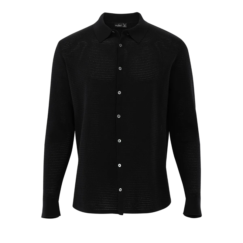 VAN LAACK  Hemd Uni schwarz