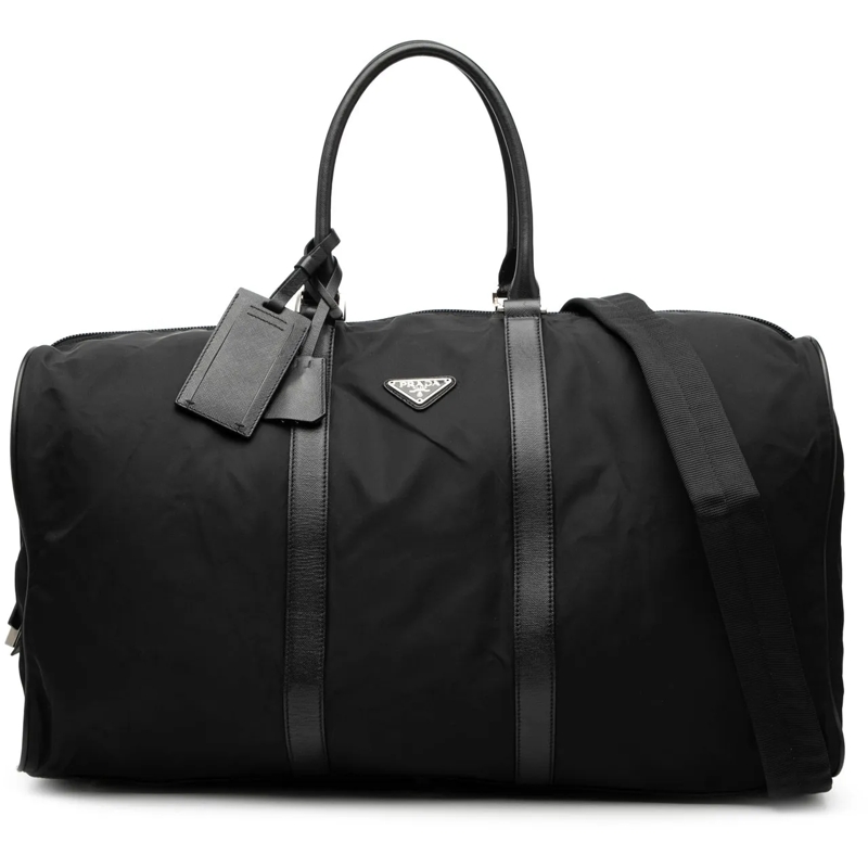 Prada Weekender Tessuto Travel Bag schwarz